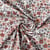 Tissu Jersey Coton imprimé Léna petites fleurs sur fond Blanc cassé