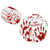Assiette Halloween sanglante - lot de 8