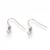 20 CROCHETS BOUCLES D'OREILLES Acier inoxydable 304 argenté 19 mm - creation bijoux perles