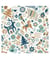 Tissu coton Noël cerfs de 150 cm de largeur groengris vendu par 50 cm
