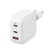 Nedis Chargeur Secteur Universel avec 2 USB-C et 1x USB-A Charge Rapide GaN 100W Blanc