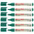 Lot de 6 marqueurs permanents pointe ronde 1,5-3 mm - EDDING - Vert - EcoLine