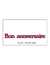 Die texte "Bon anniversaire"
