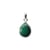 Pendentif Malachite Argent 925 Forme goutte Petit modèle - Omsaé