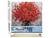 Peinture par Numéro Figured'Art - Fleurs rouges abstraites - Kit de Loisir Créatif DIY Numéro d'Art Complet - 40x50cm toile roulée + châssis en bois à monter