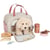 Chien avec sac et kit de soins rose - Small Foot company