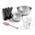 Set pâtisserie avec 4 moules tube 13 cm, 2 bols à mixer, verre mesureur et spatule Zenker