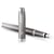 Parker IM Writing Rituals Stylo plume | Gris avec dégradé | Finitions chrome | Plume fine | Encre bleue | Coffret cadeau