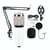 Microphone Condensateur Avec Carte Son USB Pour Enregistrement Audio Noir YONIS