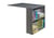 Bureau de Lit Enfant Pino 94cm Gris - Vipack