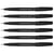 Lot de 6 feutres pinceaux pointe souple - PENTEL - Encre noire pigmentée - Brush Sign Pen