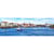 Tableau sur toile entrée port Saint Jean 45x135 cm