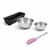 Set de 4 ustensiles de pâtisserie moule à gâteaux bol et spatule pâtisserie Black mettallic Black mettallic Zenker  Black mettallic