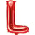 Ballon Aluminium Hélium   Lettre L Rouge   35 cm