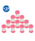 Lot de 10 pelotes QUATTRO de Lang Yarns – 500 g de coton mercerisé 229 Rose