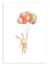 Affiche - Flying bunny - Mike Koubou