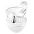 LinQ Écouteurs Bluetooth Intra-auriculaires Design Goutte D'eau et Boîtier Blanc