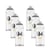 Lot de 6 sprays de peinture MTN 94 - Noir mat Ral 9011 - 400ml