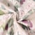 Tissu Toile Canvas  Sakura Aquarelle Blanches sur fond Beige sable