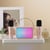 Enceinte Bluetooth Karaoke Avec Effets LED Et Microphone Dual Haut-Parleur Puissant Rose YONIS