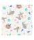 Tissu coton enfant numérique carnaval de 135 cm de largeur 0001 Blanc vendu par 50 cm