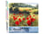 Peinture par Numéro Figured'Art - Coquelicots champêtres - Kit de Loisir Créatif DIY Numéro d'Art Complet - 40x50cm sans châssis en bois