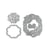 Gabarit de découpe pour machine - Tonic Studios - Essentials Topper Florulent Bundle