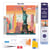 Mini Diamond Painting Broderie Diamant Figured’Art 25x25cm toile entière roulée avec diamants ronds - Ciel Lumineux de New York