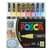 Lot de 8 marqueurs peinture POSCA PC3M - Pointe fine conique - Couleurs douces