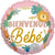 Ballon Aluminium Hélium - Bienvenue Bébé Rose Ø 35 cm