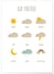 Affiche Météo des enfants | A3 : 29,7x42cm