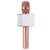 Microphone Bluetooth Sans Fil Haute Qualité Sonore Pour Karaoké Et Enregistrement Rose YONIS