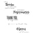Tampons transparents texte 1- Sizzix