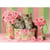 Puzzle 2 chatons dans une boite et des bouquets de roses 500 pieces - collection animaux - educa - 17960