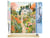 Peinture par Numéro Figured'Art - Jardin de la Villa - Kit de Loisir Créatif DIY Numéro d'Art Complet - 40x50cm toile roulée + châssis en bois à monter