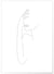 Affiche Line Art Women 2 | A3 : 29,7x42cm