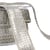 Bobine galon paillettes 14,5m argent clair