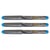 Lot de 3 Stylos plume jetable PILOT V-Pen - Turquoise - Pointe moyenne