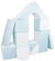 Set de 11 blocs en mousse pour le jeu blanc, bleu (pastel) - Velinda