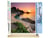 Peinture par Numéro Figured'Art - Plage au Crépuscule - Kit de Loisir Créatif DIY Numéro d'Art Complet - 40x50cm toile roulée + châssis en bois à monter