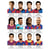 Affiche 50x70 cm - Legends of FC Barcelona - Olivier Bourdereau