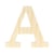 Lettre A - 11.5 cm - bois - Artemio