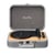 Lenco Tourne Disques Bluetooth Classic Phono Modèle TT-116GY Transportable Gris