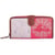 Grand portefeuille rose Lois indien pour femme