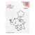 Tampon transparent scrapbooking Nellie's choice ELEPHANT AVEC ETOILE 011