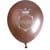 6 Ballons Princesse Rose Gold