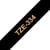 Brother - Cartouche ruban Etiqueteuse Brother 12mm Doré sur noir TZe-334