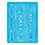 Pochoir plastique souple réutilisable 18,5 x 14,5 cm Fabrika Decoru TRONC 336