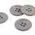 Bouton 100% nacre rond gris cendre