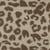 Tissu Fausse fourrure Mouton taches fauves marron sur fond Beige - Au mètre